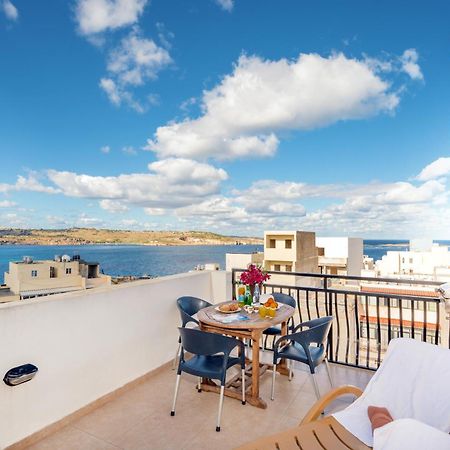 Seashells 2 Bedroom Apartment With Sunny Terrace With Stunning Sea Views - By Getawaysmalta 圣保罗湾城 外观 照片