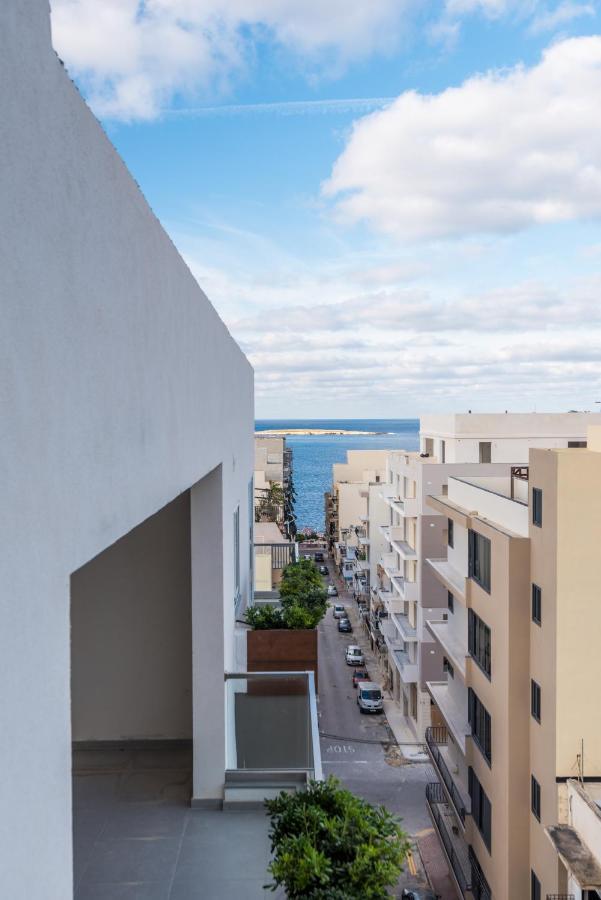Seashells 2 Bedroom Apartment With Sunny Terrace With Stunning Sea Views - By Getawaysmalta 圣保罗湾城 外观 照片