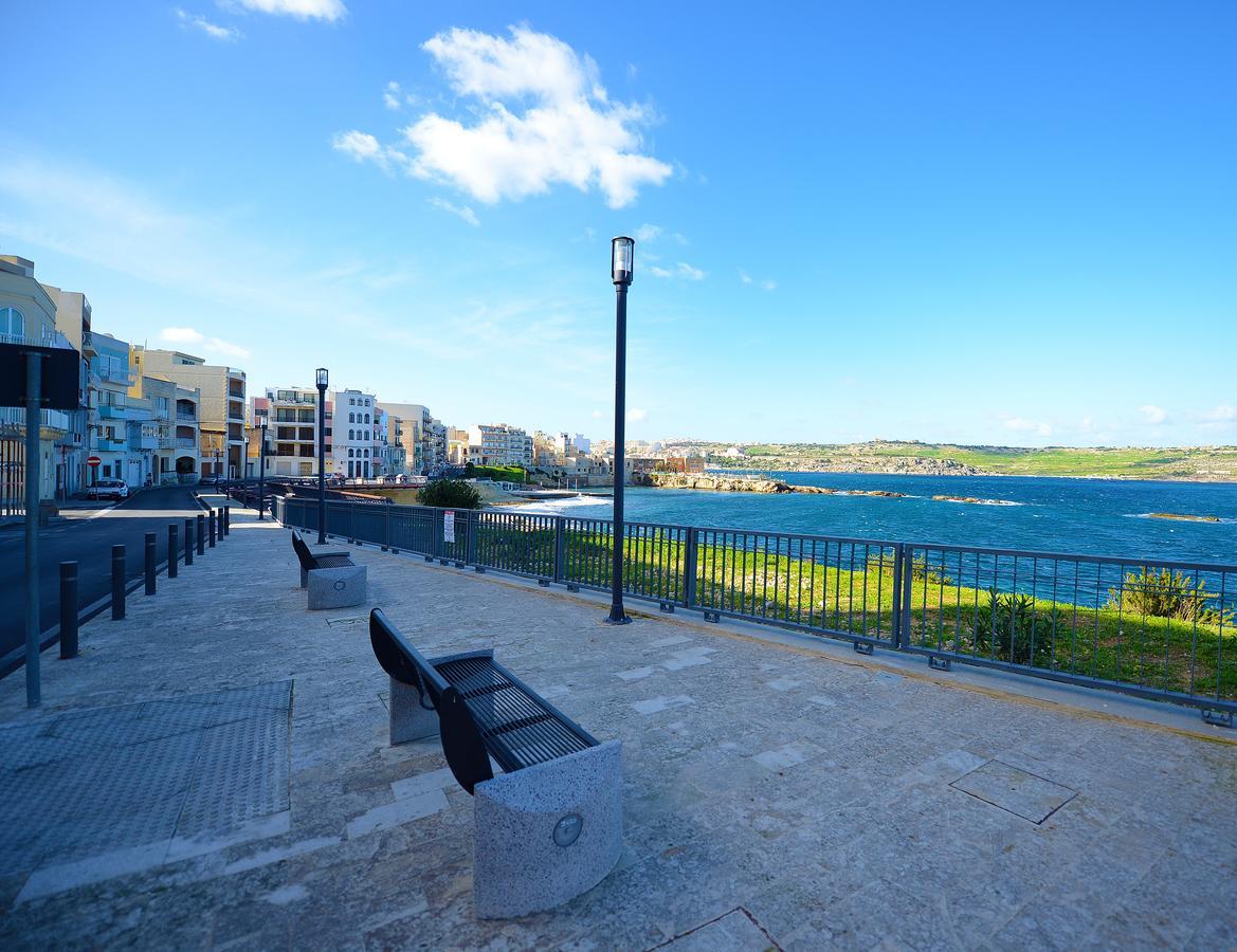 Seashells 2 Bedroom Apartment With Sunny Terrace With Stunning Sea Views - By Getawaysmalta 圣保罗湾城 外观 照片